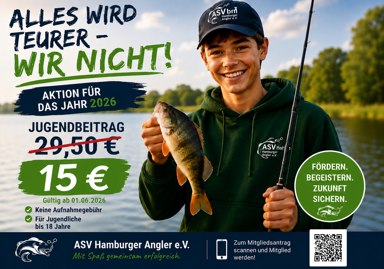 Aktion Jugend 50 mit CQ Code